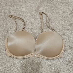 Victoria's Secret Strapless Tan Bra
